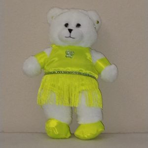 #17 Joni Jazz/Tap 12" White Bear Costume Color: Neon Green