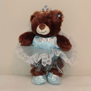 #18 Patrina Ballerina Bear 12" Brown Bear Costume: Blue