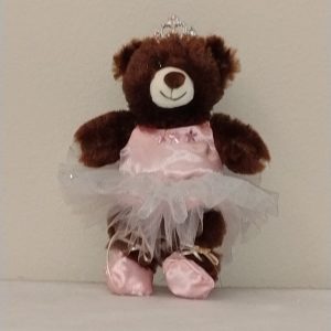 #2 Alina Ballerina Bear Pink, White & Silver