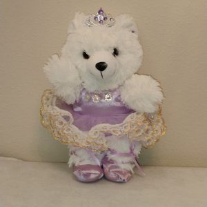 #23 Marina Ballerina Bear 15" White Bear Costume: Lilac